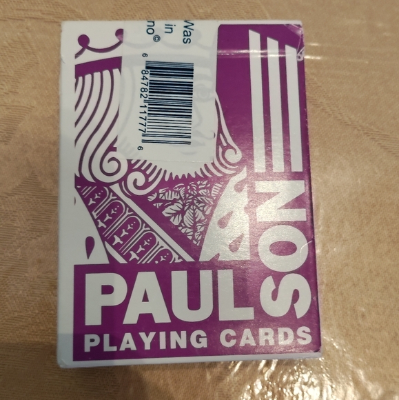 Purple Patterned Playing Cards - Picture 5 of 6
